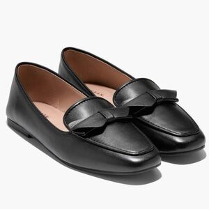 NWT Cole Haan Payson Knot Loafer in Black Leather